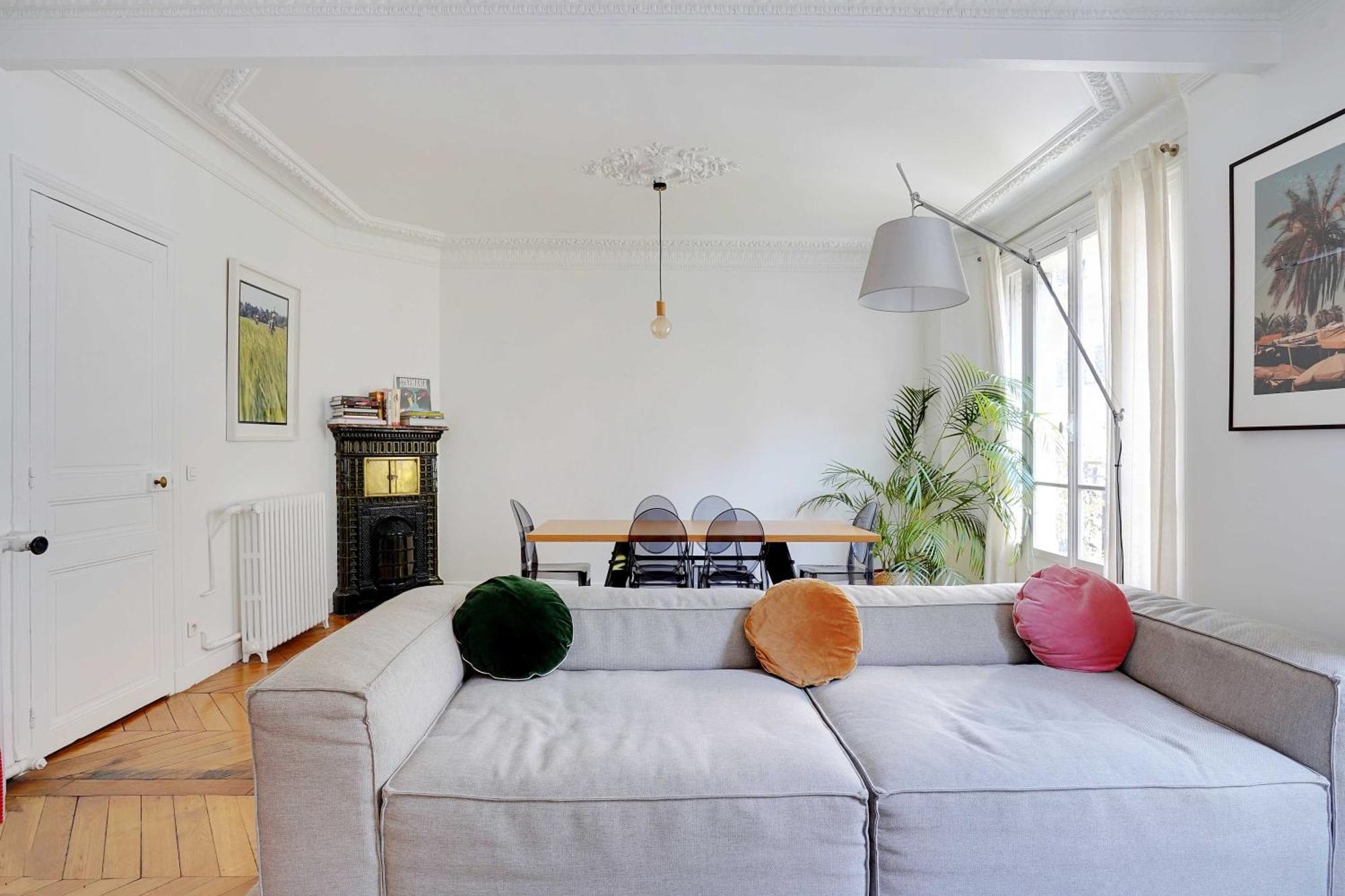 Charming Apartment- 2br-4p- Parc Monceau Apartment